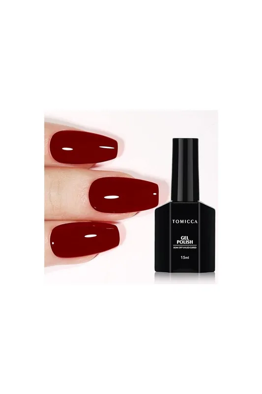 Zlevněný TOMICCA Gel Nail Polish Wine Red 18, 15 ml