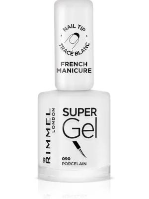 Vrácení Zdarma Rimmel London Super gelová francouzská manikúra 90 Porcelain, 12 ml