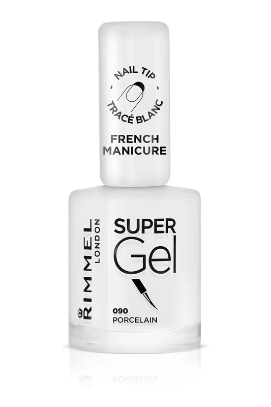 Vrácení Zdarma Rimmel London Super gelová francouzská manikúra 90 Porcelain, 12 ml