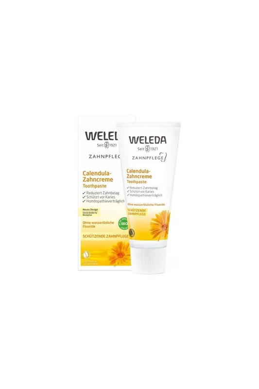 Weleda Toothpaste Calendula Zubní pasta bez fluoridu 75ml Zlevněný