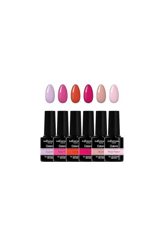 Meanail Paris Gel Nail Polish Set 6x8ml Autentický