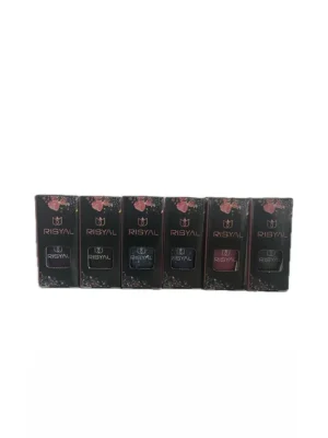 Risyal Glitter Nail Polish Set, 6 x 7 ml Must-Have