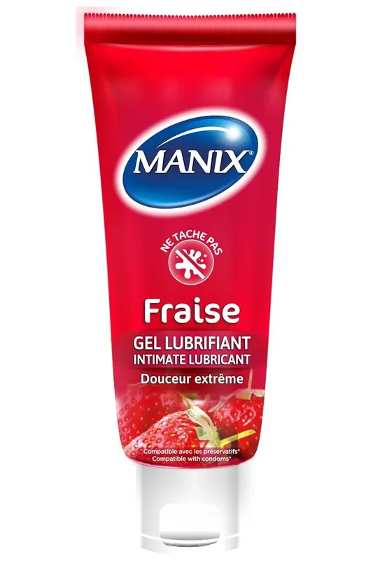 Omezená Nabídka Manix Intimní lubrikační gel Jahoda 80 ml