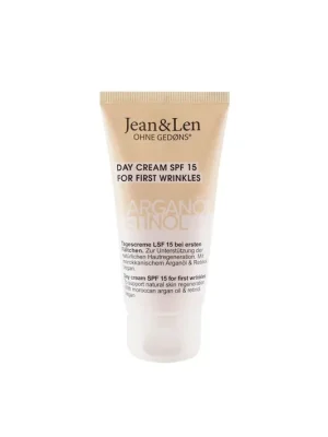 Jean & Len Regenerační denní krém SPF15 Arganový olej a retinol, na první vrásky 50 ml-bez krabice Přímo Od Výrobce