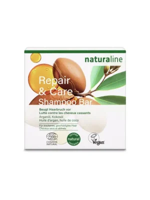 Naturaline Repair & Care Shampoo Bar šampon sapún 85 g Akční Cena