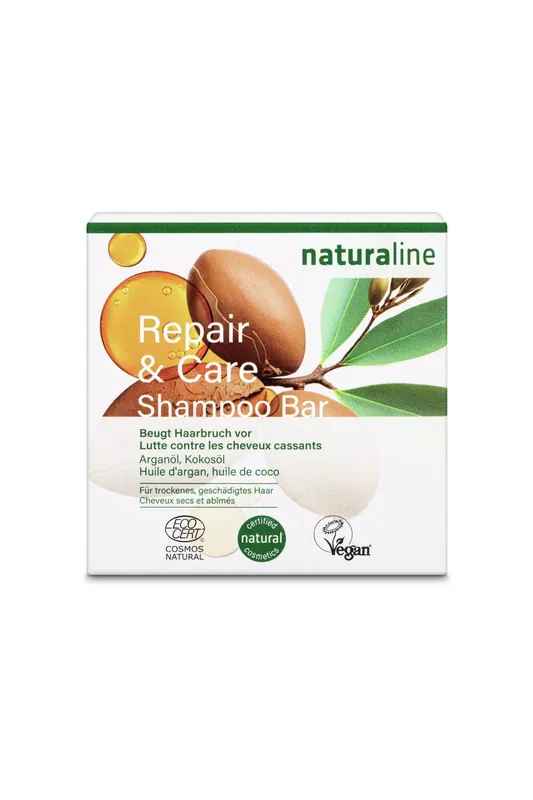 Naturaline Repair & Care Shampoo Bar šampon sapún 85 g Akční Cena