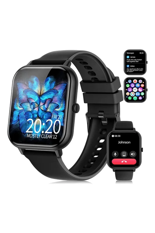 YOBOSSY Inteligentné hodinky Android/iOS (Černé) Kup Teď