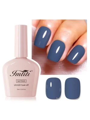 Imtiti Deep Grey Gel Nail Polish N6, 10ml Rychlé Dodání