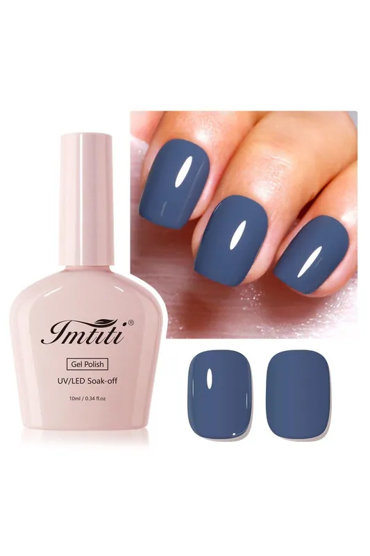 Imtiti Deep Grey Gel Nail Polish N6, 10ml Rychlé Dodání