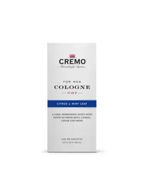 Nová Kolekce CREMO Cologne Citrus & Mint Leaf EDT, 100 ml