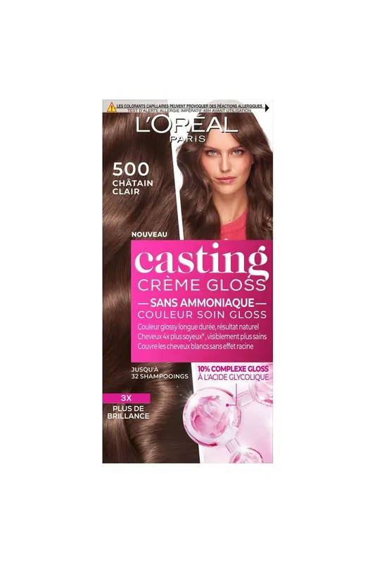 Top Prodej L'Oreal Casting CREME GLOSSNº 500 světle hnědá