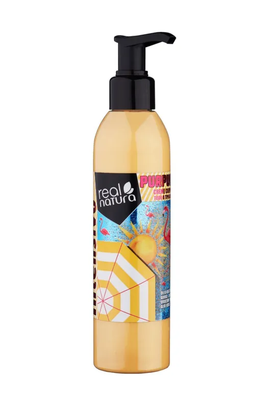 Omezená Nabídka Real natura Creme corporal purpurina 200ml