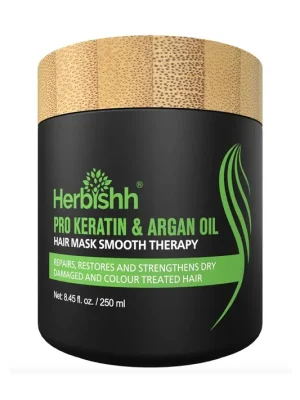 Herbishh Argan Hair Mask + Keratin & Lavender oil, 250ml Zlevněný