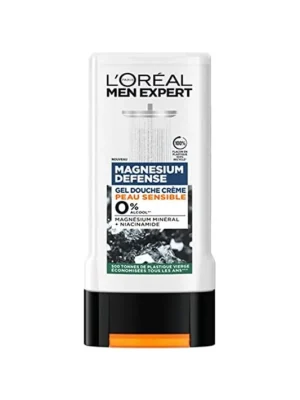 L'Oréal Paris Men Expert Magnesium Defense sprchový gel pro citlivou pokožku, 300 ml Víkendová Akce