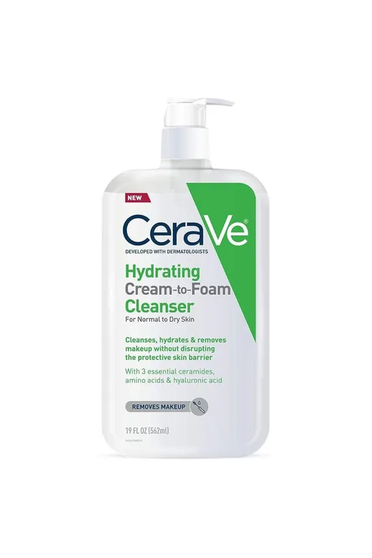 Sleva CeraVe - Hydratační krémová čisticí pěna, 473 ml (poškozený aplikátor)