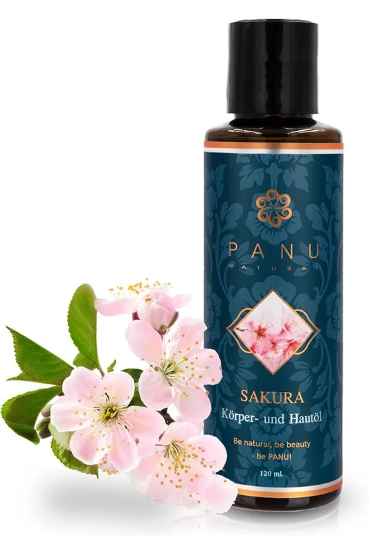 Panu Sakura - Vyživující masážní olej na tělo 120 ml Odeslání Ihned