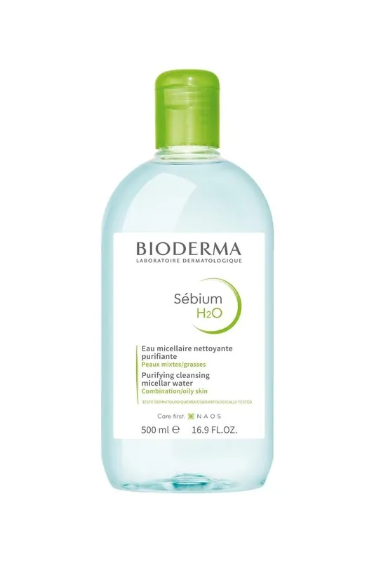 Bioderma SEBIUM H2O micelární voda pro smíšenou/mastnou pleť 500 ml Finální Výprodej