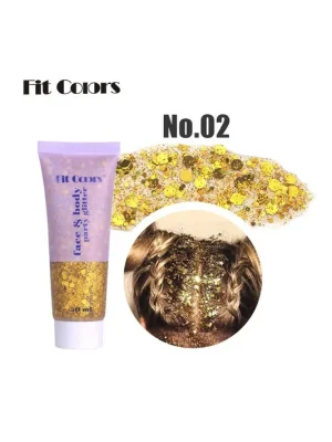 Cenová Bomba Fit colors, Body Glitter, třpytky na tělo-02, 50ml