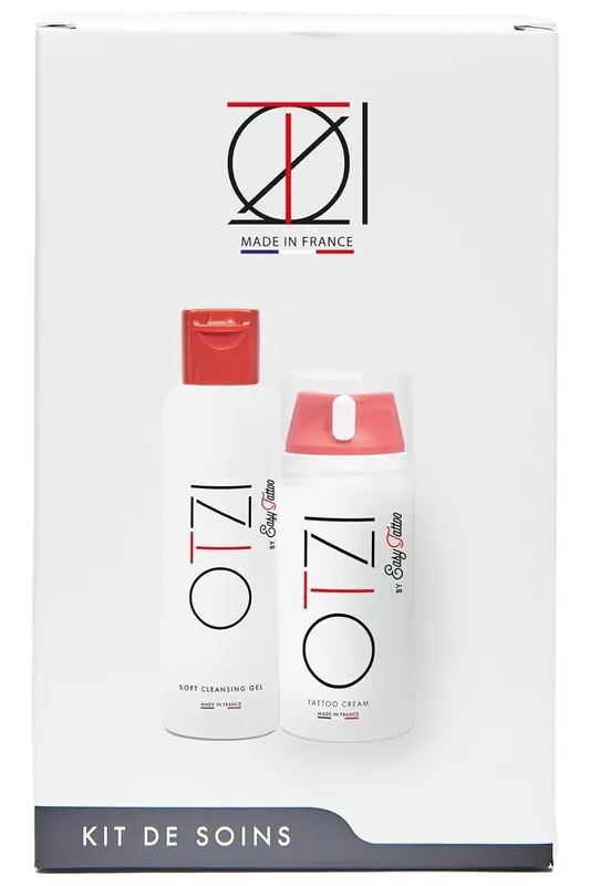 OTZI by EASYTATTOO Skin Care Kit, 100 ml (čisticí gel 125 ml a krém na tetování 100 ml) Ověřený