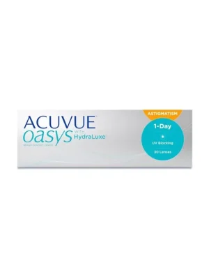 Hit Sezóny Acuvue Oasys 1denní měkké jednodenní kontaktní čočky pro astigmatismu-30, BC 8,5 mm, -6,5 dioptrií-mírně porušená pečeťs