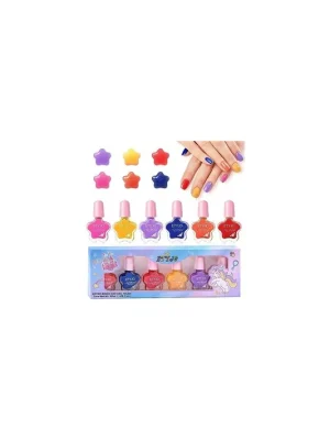 Novinka ETYJO- sada dětských laků na nehty na vodní bázi 6x5ml