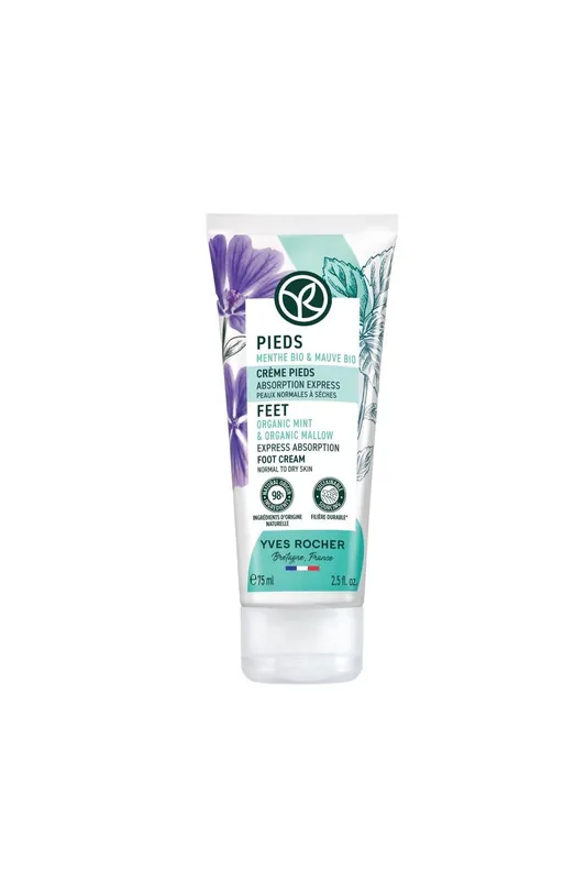 Rychlé Dodání Yves Rocher Rostlinný krém na nohy menthe 75 ml