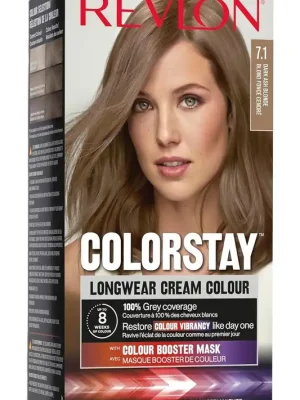 Tovární Cena Revlon - Colorstay Longwear - 7.1 Tmavá popolová blond