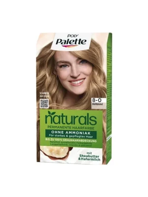 Palette NATURALS Color Creme Barva na vlasy Naturals 8-0 světlá blond Aktuální