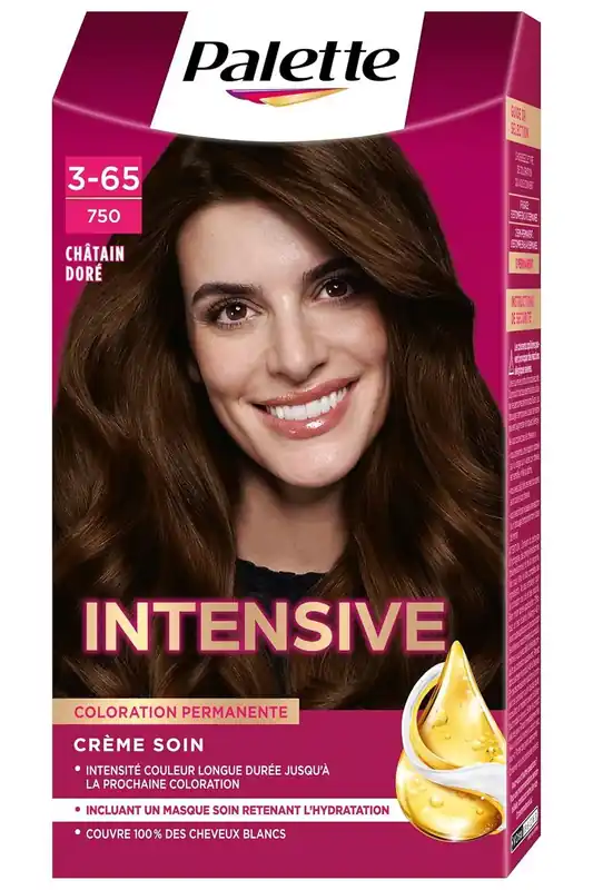 Schwarzkopf Palette INTENSIVE permanentní barva na vlasy 3-65 750 Golden Kaštan Horká Nabídka