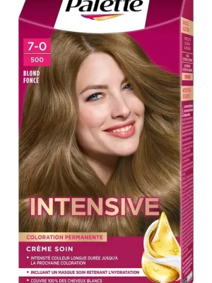 Schwarzkopf Palette INTENSIVE permanentní barva na vlasy 7-0 500 Dark Blonde Jen Po Omezenou Doba