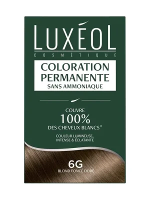LUXEOL COLORATION- Permanentní barva na vlasy 6G Tmavě zlatá blond Ověřený
