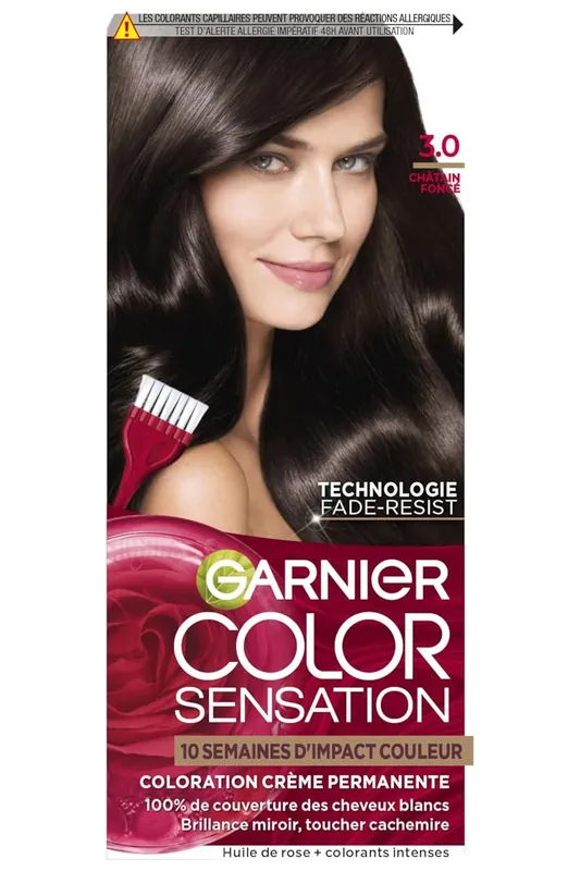 Garnier Color Sensation - 3.0 Tmavě hnědá Nejprodávanější
