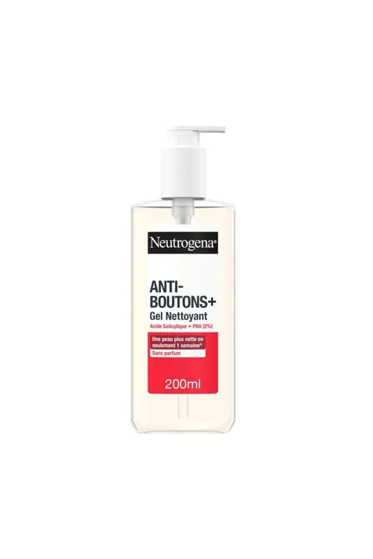 Cenový Hit NEUTROGENA ANTI-Boutons+ čisticí gel bez vůně - 200 ml