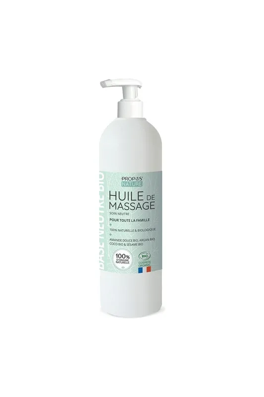 Akční Cena PROPOS NATURE Organický neutrální masážní olej - 4 oleje 500 ml