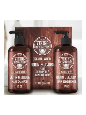 Viking Sandalwood Biotin&Jojoba Sada šamponu a kondicionéru 2 x 500 ml-bez krabice Koupit Online