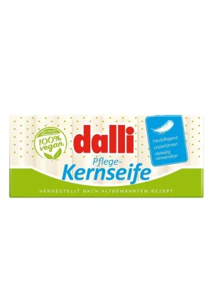Aktuální balení 3 rostlinných mýdel Dalli Care bez vůně