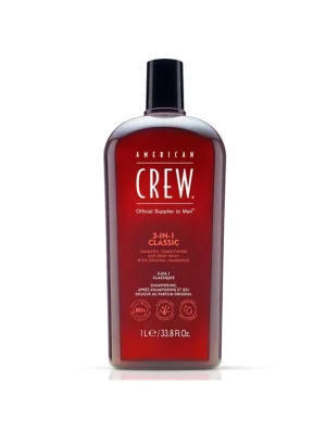 Hit Sezóny American Crew šampon, kondicionér a sprchový gel 3 v 1 na vlasy a tělo 250 ml