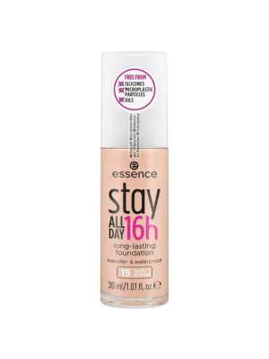 Essence Stay All Day 16h dlouhotrvající podkladová báze na obličej, barva č. 15 Soft Creme 30 ml (Poškozený obal) Speciální Cena