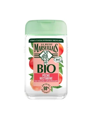 Le Petit Marseillais Bio broskvovo-nektarinkový sprchový gel 250ml Zlevněný