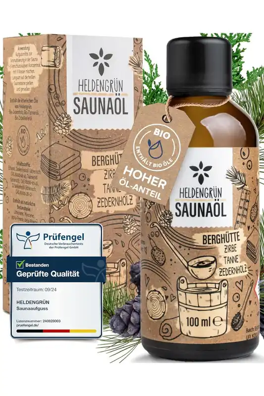 Heldengrün Bio saunový nálev Lesní horská chata 100 ml Objednat Nyní