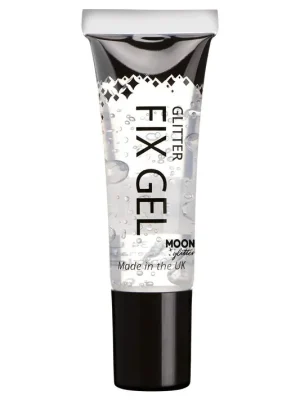 Speciální Cena Moon Glitter Fix gel na obličej a tělo 10 ml - čirý