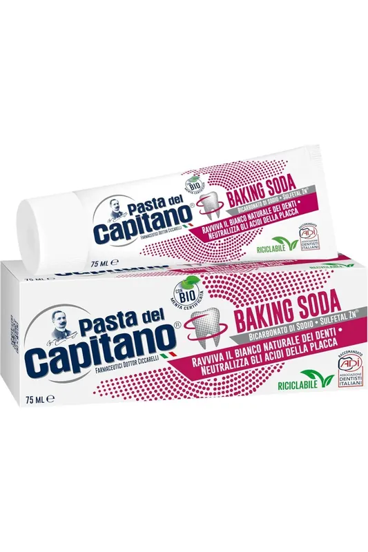 Pasta del Capitano Bikarbona zubní pasta 75 ml Ověřený