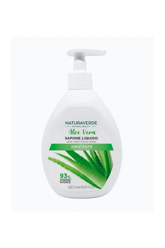 Cenový Hit Naturaverde TEKUTÉ MÝDLO S ALOE VERA 500ml poškodený dávkovač