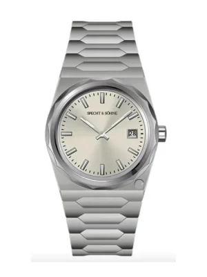 Specht & Söhne – Imperial Quartz Edition Stříbrná barva Vrácení Zdarma