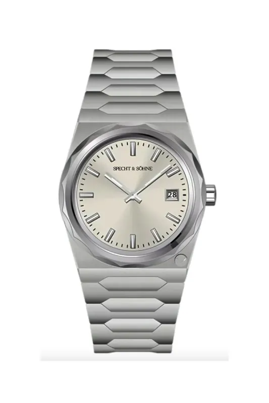 Specht & Söhne – Imperial Quartz Edition Stříbrná barva Vrácení Zdarma