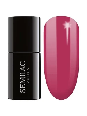 Rychlé Dodání SEMILAC 066 Glossy Cranberry Nail UV Gel Polish 7ml