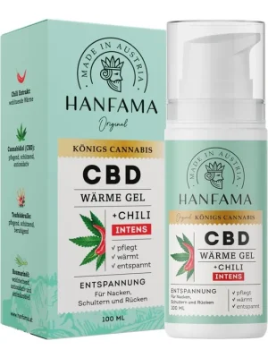 Značkový HANFAMA CBD Heat Gel Intens, mast Diablov pazúr s kanabisovým CBD 100 ml
