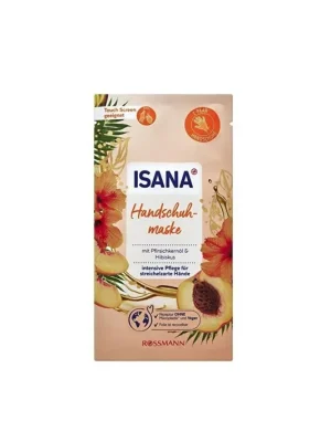 Akční Cena ROSSMANN ISANA Maska z broskvových pecek s rukavicí