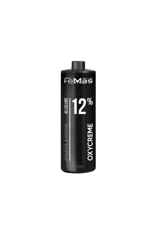 Vrácení Zdarma FEMAS Oxycream Oxidační krém 40 Volume 12%, 1000 ml