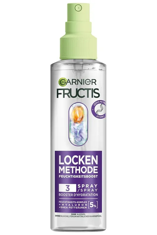 Garnier Fructis Locken Methode Hydratační sprej na vlasy pro všechny typy kudrnatých vlasů 150 ml Pouze Dnes